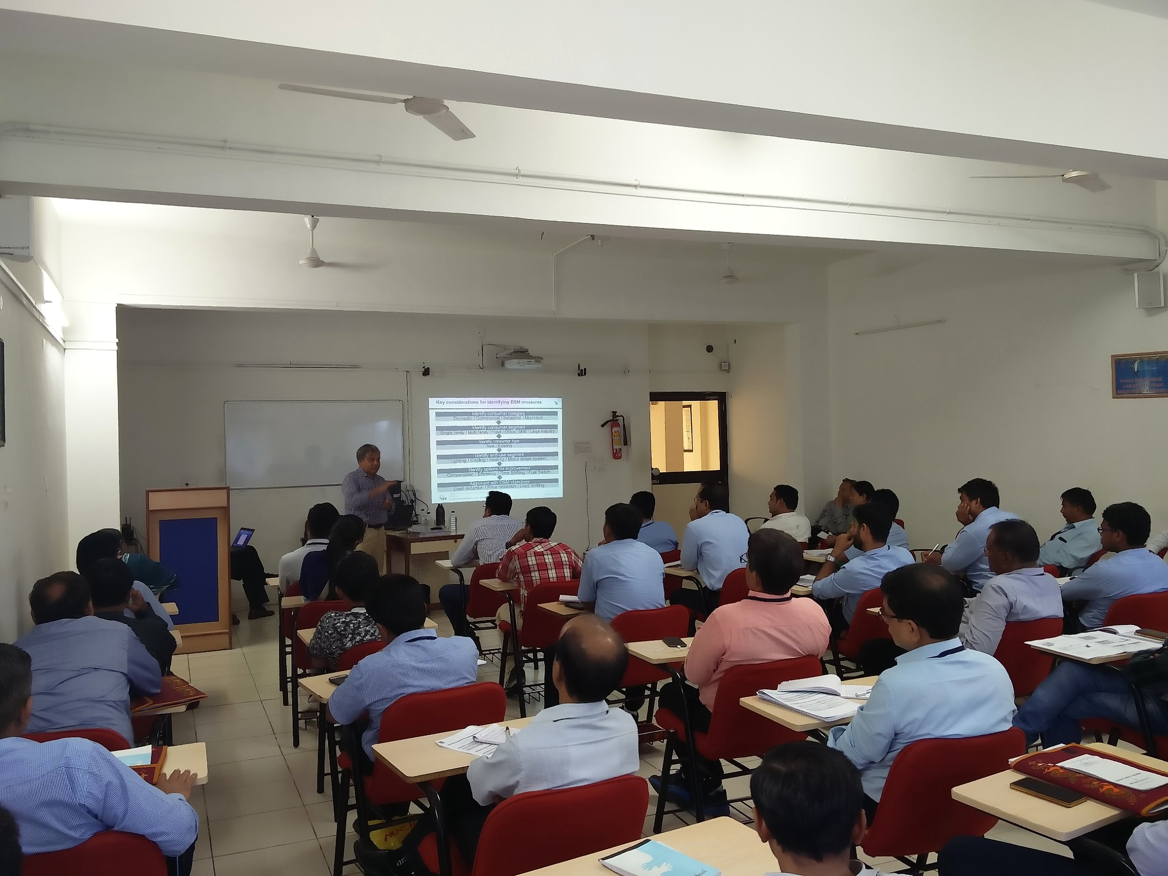 Classroom session on identifying demand-side management measures